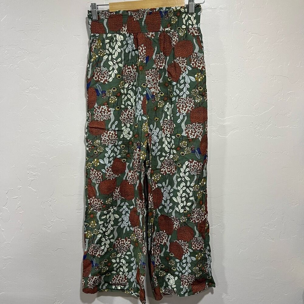 Roolee Multicolor Floral Wide Leg Pants